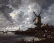 Jacob van Ruisdael Windmill at Wijk bij Duurstede painting